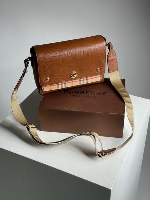 Сумка Burberry Leather Vintage Check Note Cross-Body Bag - 8633025 - SvitStyle