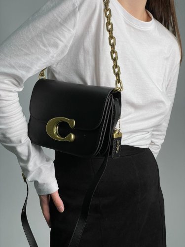 Сумка Coach Idol Bag Black Gold - SvitStyle