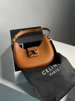 Сумка Celine Medium Ava Triomphe Bag in Smooth Calfskin Tan - 8633137 - SvitStyle