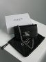 Сумка Celine Chain Shoulder Bag Claude In Shiny Calfskin Black Silver (1)