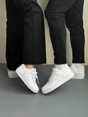 Кросівки теплі Nike Air Force Low White Winter (рр 36-45) - 8633157 - SvitStyle