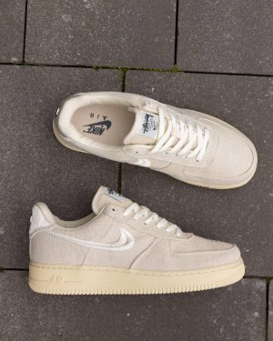 Кросівки Stussy x Nike Air Force 1 Low Fossil (рр 40-45) - 8633162 - SvitStyle