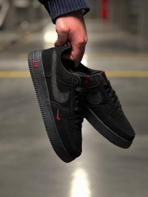 Кросівки Nike Air Force Black Red 40р - 8633186 - SvitStyle