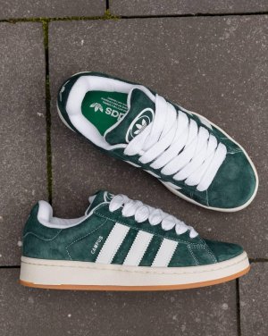 Кросівки Adidas Campus Dark Green White (рр 37-41) - 8633214 - SvitStyle