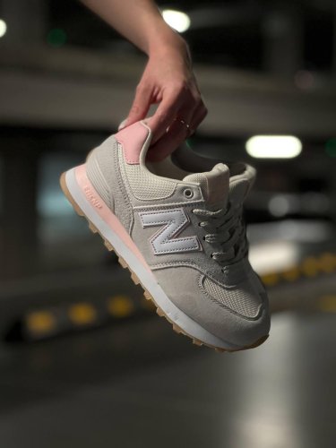 Кросівки New Balance 574 Silver Pink (рр 36-41) - SvitStyle