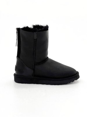 UGG Classic High Zip Black (рр 36-41) застібка ззаду - 8633282 - SvitStyle