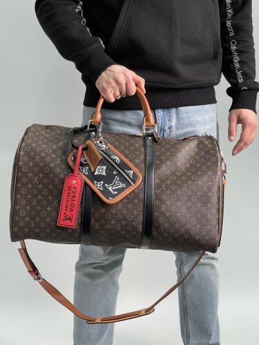 ???? LV Keepall Bandouliere Bag Limited Edition Patchwork Monogram Canvas - SvitStyle