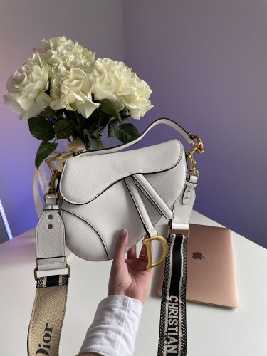 ???? Dior Saddle White - SvitStyle