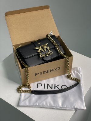 ???? Pinko Mini Love Bag One Simply Black/Gold - 8633696 - SvitStyle