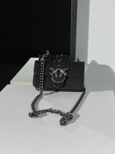 ???? Pinko Mini Love Bag One Simply Black/Black - SvitStyle