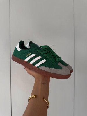 Кросівки Adidas Samba OG Green Grey (рр 36-40) - 8633995 - SvitStyle