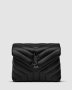 ???? Saint Laurent Toy LouLou In Quilted Leather Black/Silver (1)