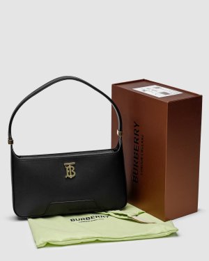 Сумка Burberry Leather TB Shoulder Bag Black - 8634016 - SvitStyle