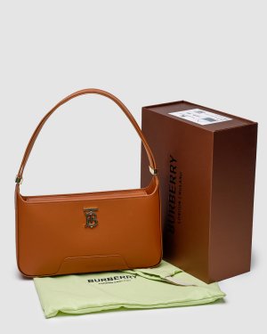 Сумка Burberry Leather TB Shoulder Bag Brown - 8634017 - SvitStyle