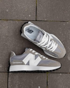 Кросівки New Balance 327 Grey White (рр 41-46) - 8634079 - SvitStyle