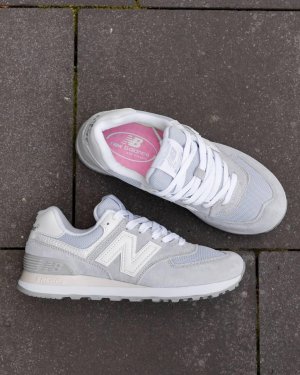 Кросівки New Balance 574 Silver White (рр 37-41) - 8634093 - SvitStyle