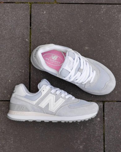 Кросівки New Balance 574 Silver White (рр 37-41) - SvitStyle