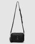 Saint Laurent Lou Quilted Camera Bag Black/Silver (1)