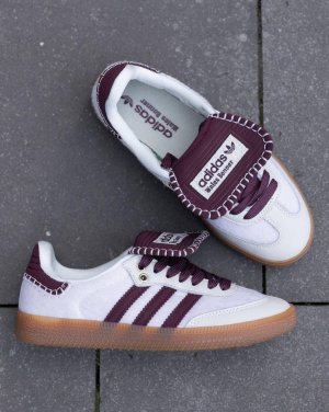 Кросівки Adidas Samba x Wales Bonner Bordo (рр 36-41) - 8634190 - SvitStyle