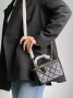 Сумка Chanel Classic Black Lambskin Pearl Crush Vanity Bag (1)