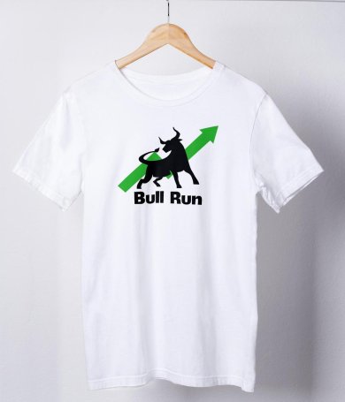 Футболка Bull Run біла - SvitStyle