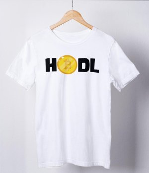 Футболка HODL біла - 8634258 - SvitStyle