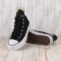 Кеди на платформі чорно-білі Converse All Star Lift Hi (рр 36-40) (1)