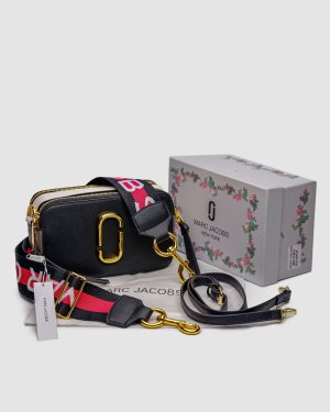 Сумка Marc Jacobs The Snapshot Black Pink Belt - 8634661 - SvitStyle