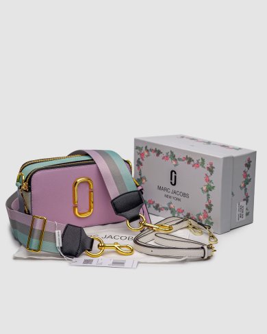 Сумка Marc Jacobs The Snapshot Lilac Turquoise - SvitStyle