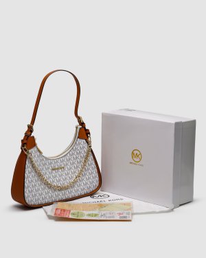 Сумка Michael Kors Wilma Signature Logo Crossbody Bag White - 8634683 - SvitStyle