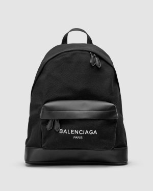 Рюкзак Balenciaga Everyday Backpack Black Textile - 8634686 - SvitStyle