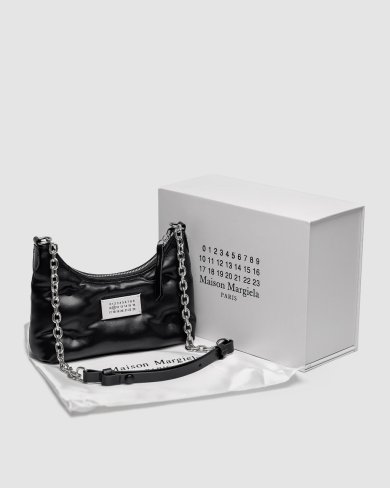 Сумка Maison Margiela Black Glam Slam Small Shoulder Bag - SvitStyle