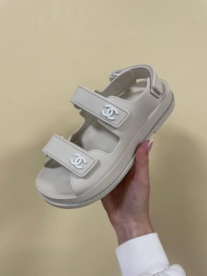 Chanel ''Dad"" Sandals  Beige Premium - 8634804 - SvitStyle