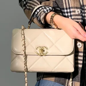 ???? Chanel Classic Cream/Gold - 8634813 - SvitStyle