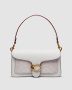 ???? Coach Tabby White/Gold Shoulder Bag 26 In Signature Canvas (1)