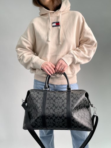 Сумка Coach Voyager Duffle Bag In Charcoal - SvitStyle