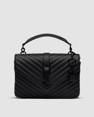 ???? Saint Laurent College Medium in Quilted Leather Black/Black - 8634954 - SvitStyle