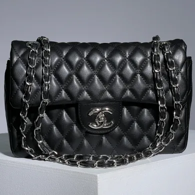 Chanel 2.55 Black Silver - SvitStyle