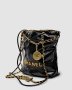 ???? Chanel Black Quilted Calfskin Mini 22 Bag Gold Hardware (1)