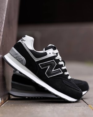 New Balance 574 Black White - 8634979 - SvitStyle