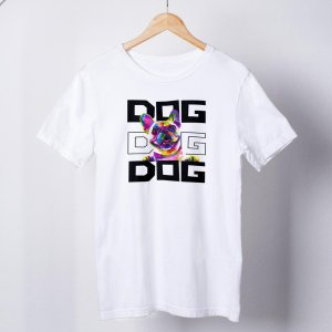 Футболка Dog біла - 8634995 - SvitStyle