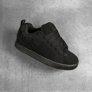 Кеди DC Court Graffik Black (рр 36-45) - SvitStyle