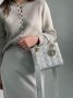 Сумка Small Lady Dior My ABCDIOR Bag White (1)