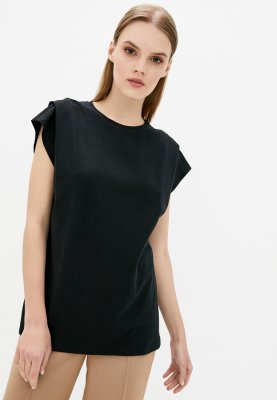 Жіноча футболка з коротким рукавом чорна - 8538759 - SvitStyle