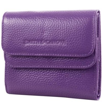 Кошелек женский кожаный SMITH&CANOVA(СМИТЭНДКАНОВА) FUL-28611-purple - SvitStyle